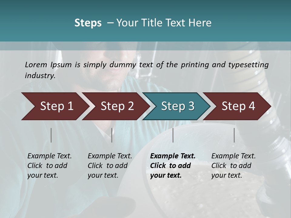 Dairy Yogurt Process PowerPoint Template