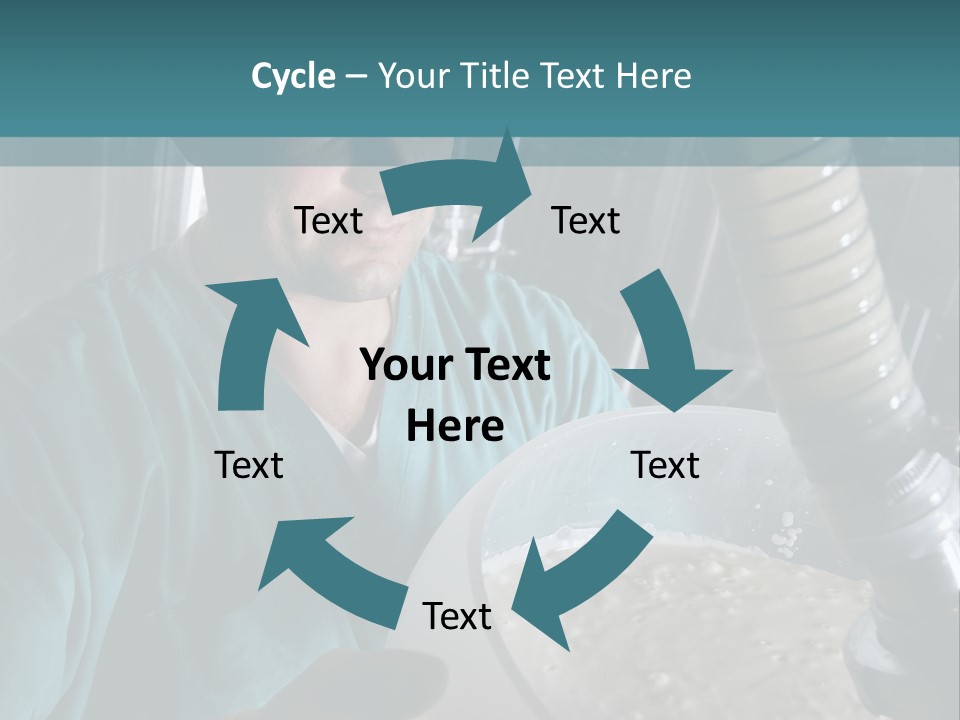 Dairy Yogurt Process PowerPoint Template