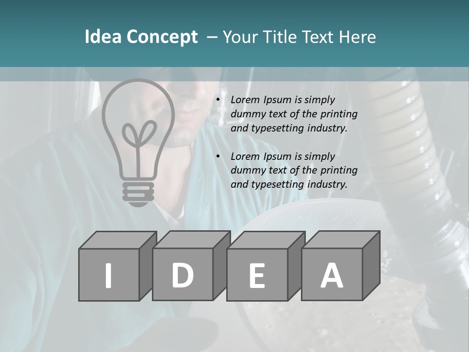 Dairy Yogurt Process PowerPoint Template