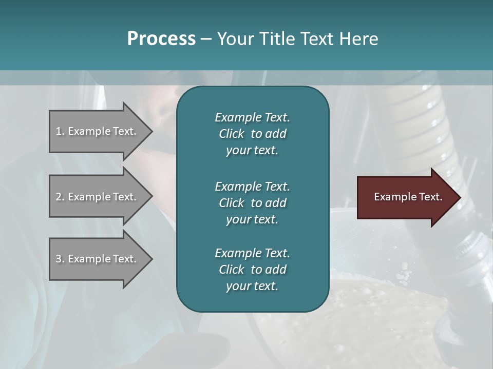 Dairy Yogurt Process PowerPoint Template
