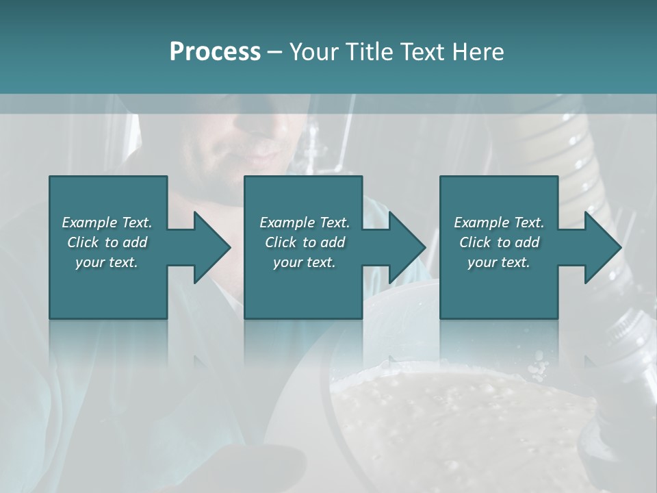 Dairy Yogurt Process PowerPoint Template