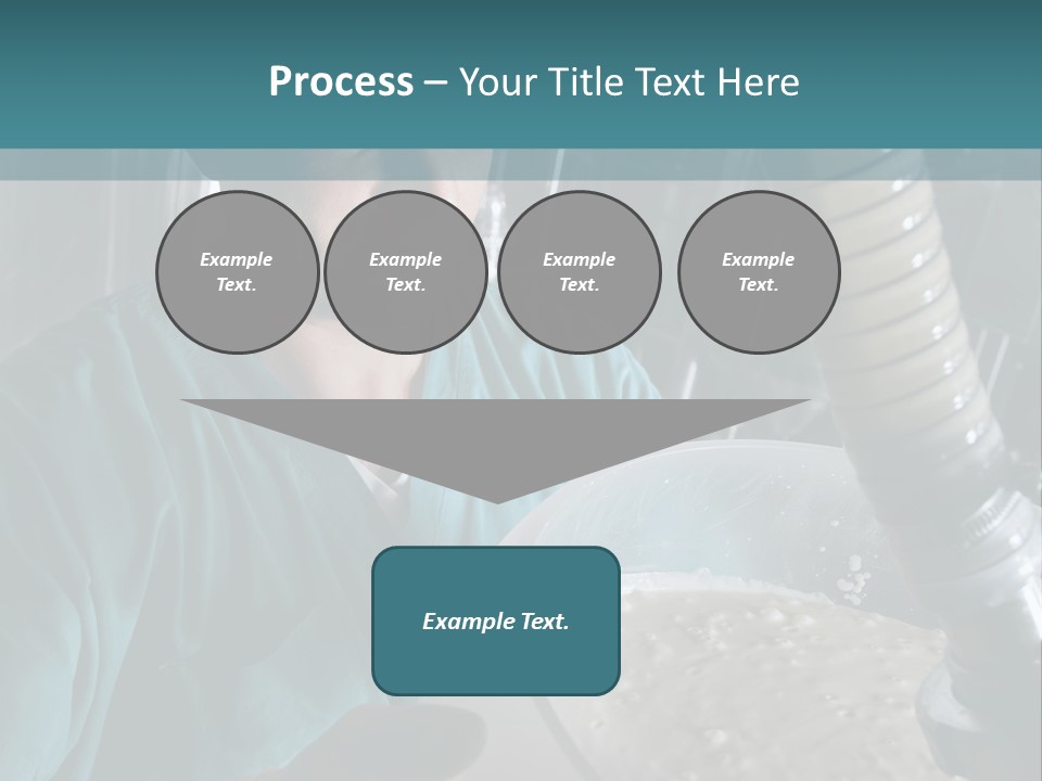 Dairy Yogurt Process PowerPoint Template