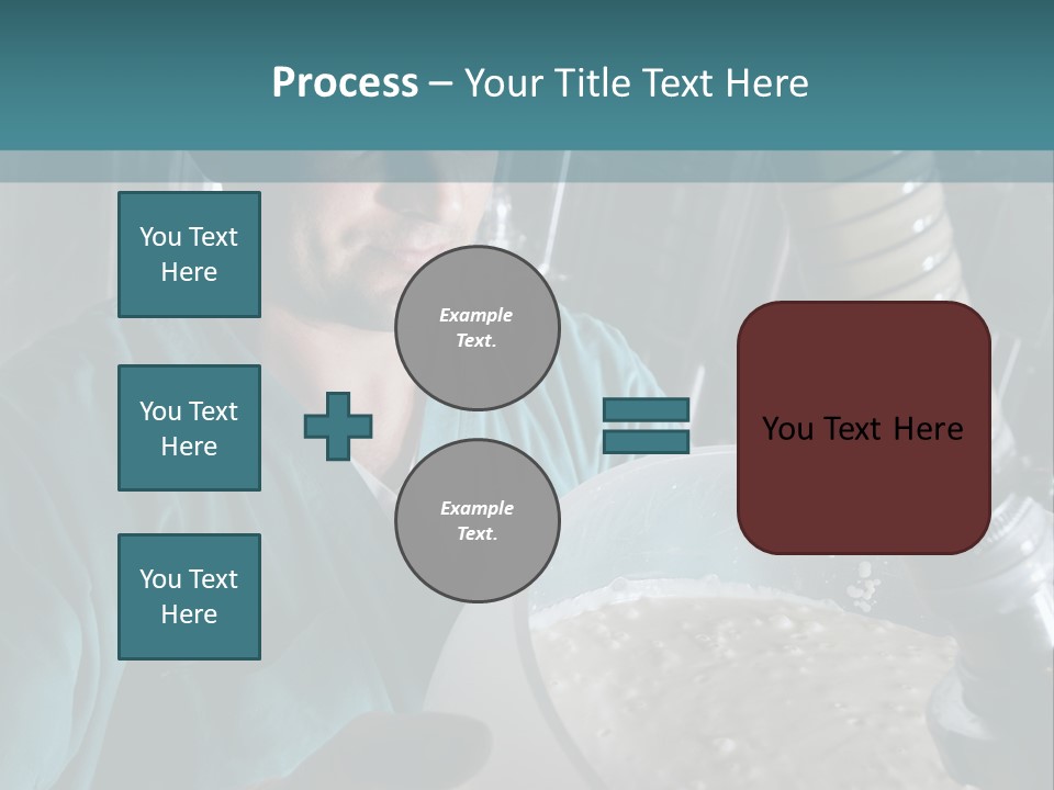 Dairy Yogurt Process PowerPoint Template