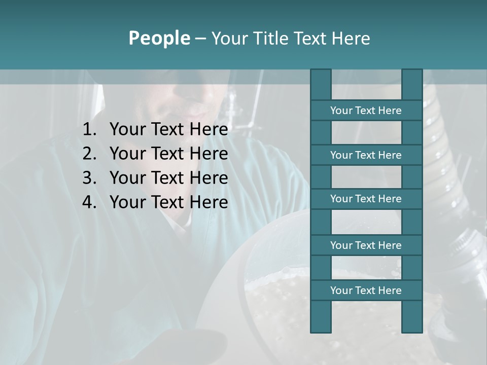 Dairy Yogurt Process PowerPoint Template