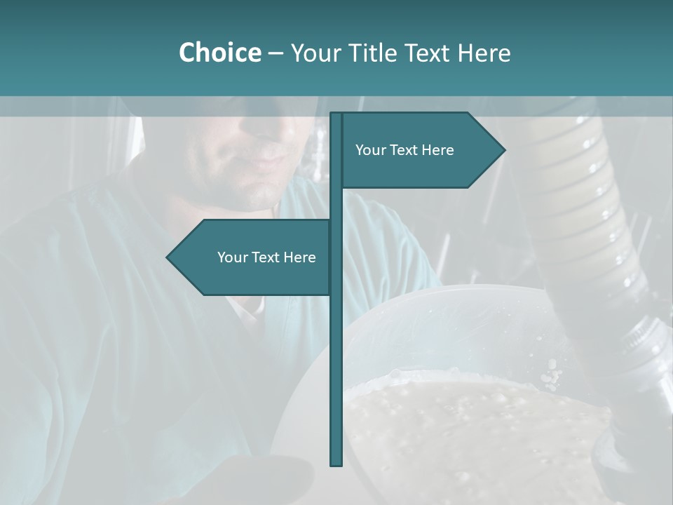 Dairy Yogurt Process PowerPoint Template