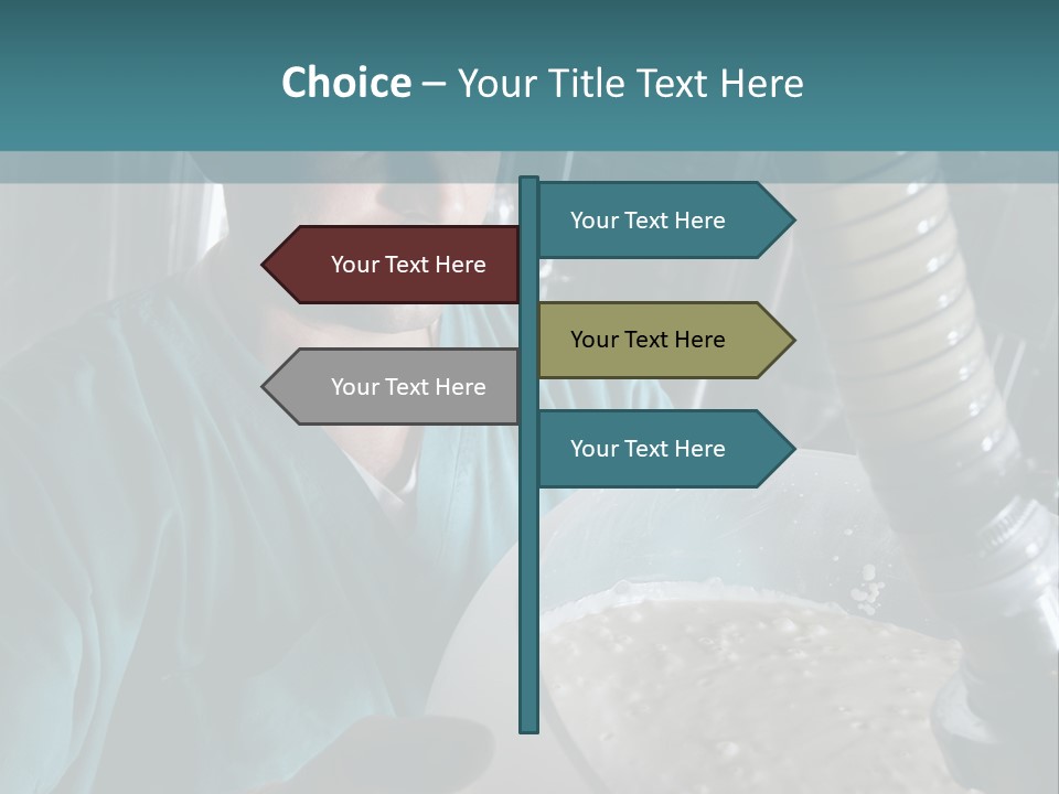 Dairy Yogurt Process PowerPoint Template