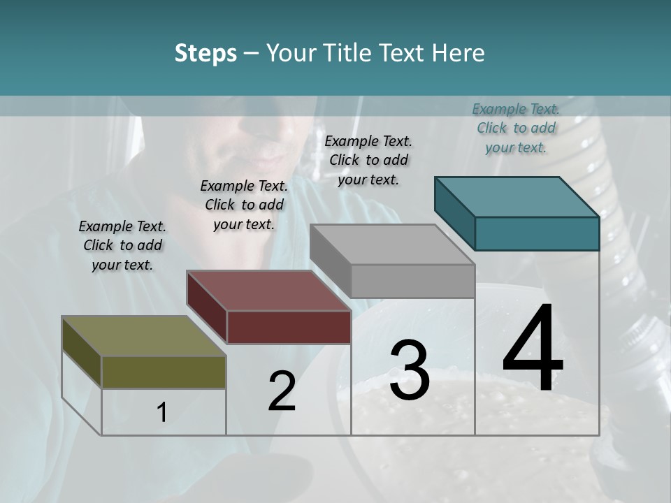 Dairy Yogurt Process PowerPoint Template