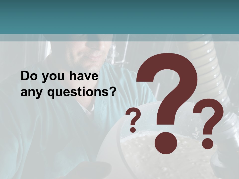 Dairy Yogurt Process PowerPoint Template