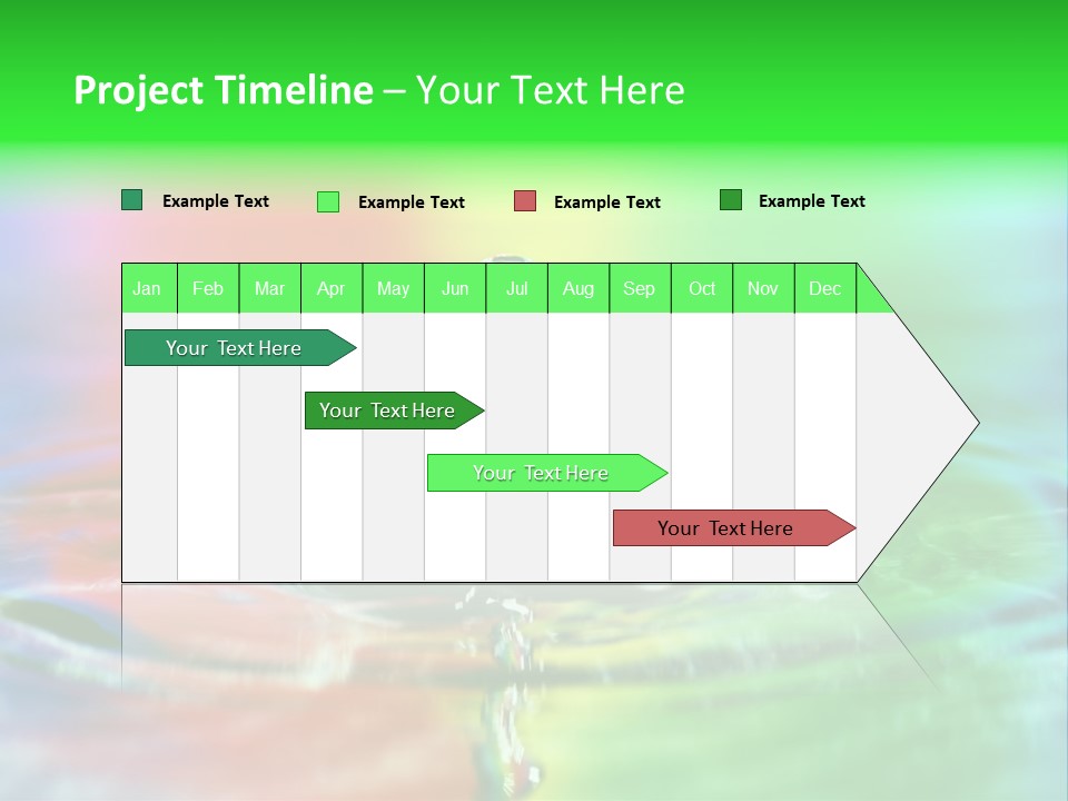 Circle Splash Droplet PowerPoint Template