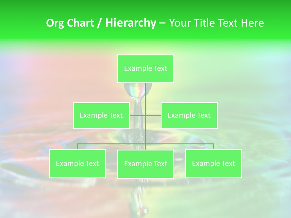 Circle Splash Droplet PowerPoint Template