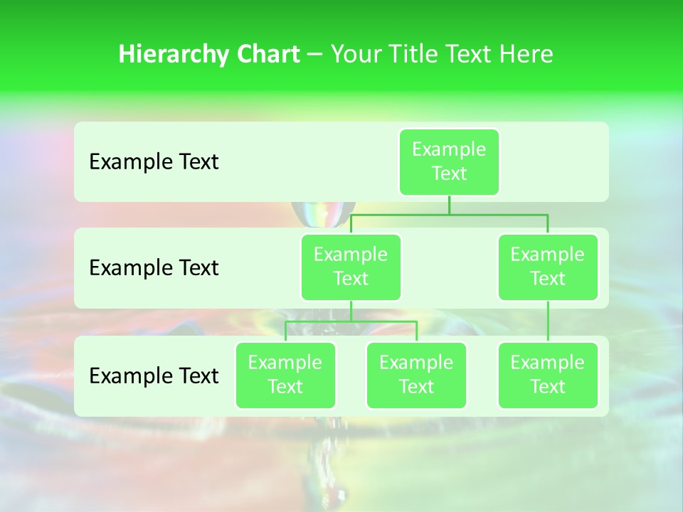 Circle Splash Droplet PowerPoint Template