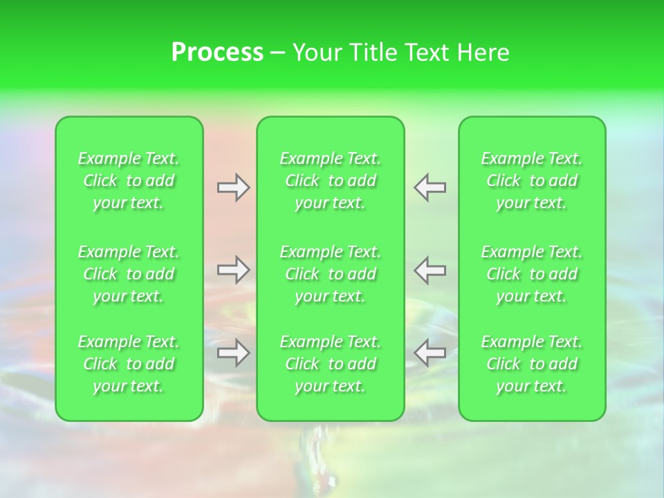 Circle Splash Droplet PowerPoint Template