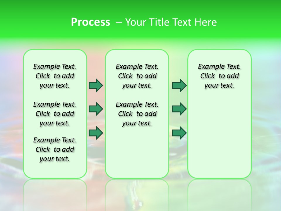 Circle Splash Droplet PowerPoint Template