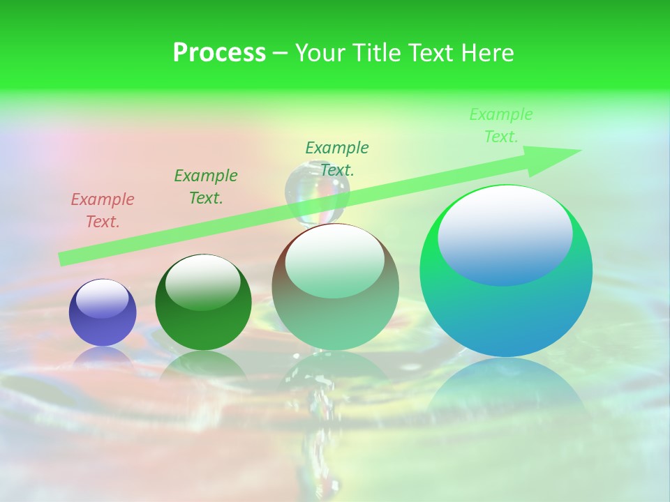 Circle Splash Droplet PowerPoint Template