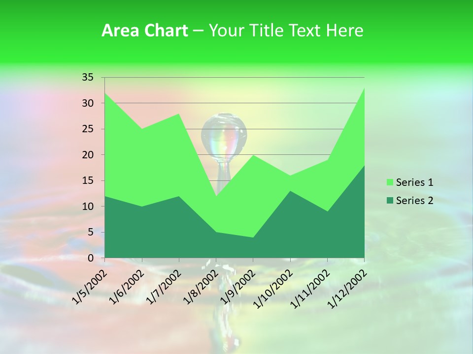 Circle Splash Droplet PowerPoint Template