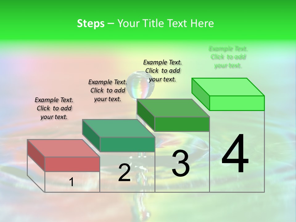 Circle Splash Droplet PowerPoint Template