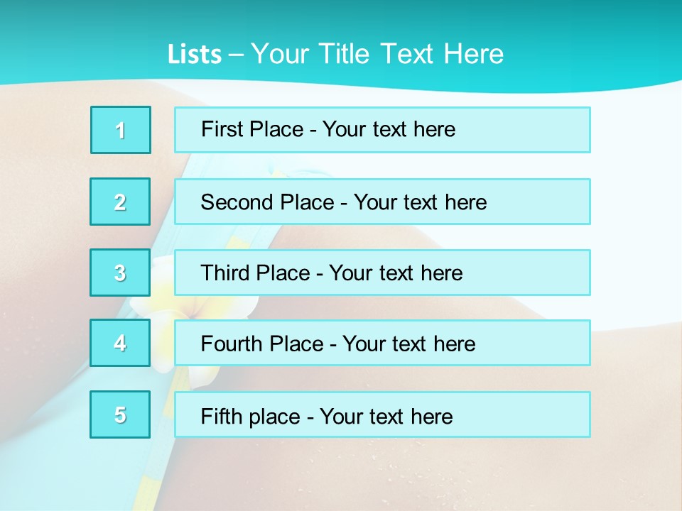 Isolated One Beauty PowerPoint Template