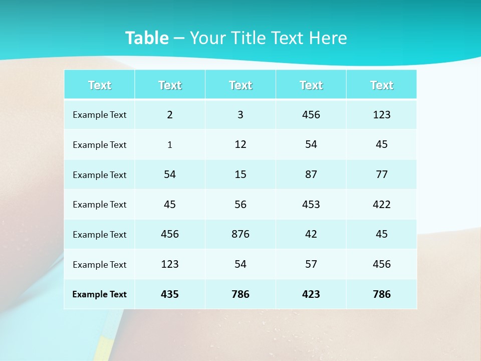 Isolated One Beauty PowerPoint Template