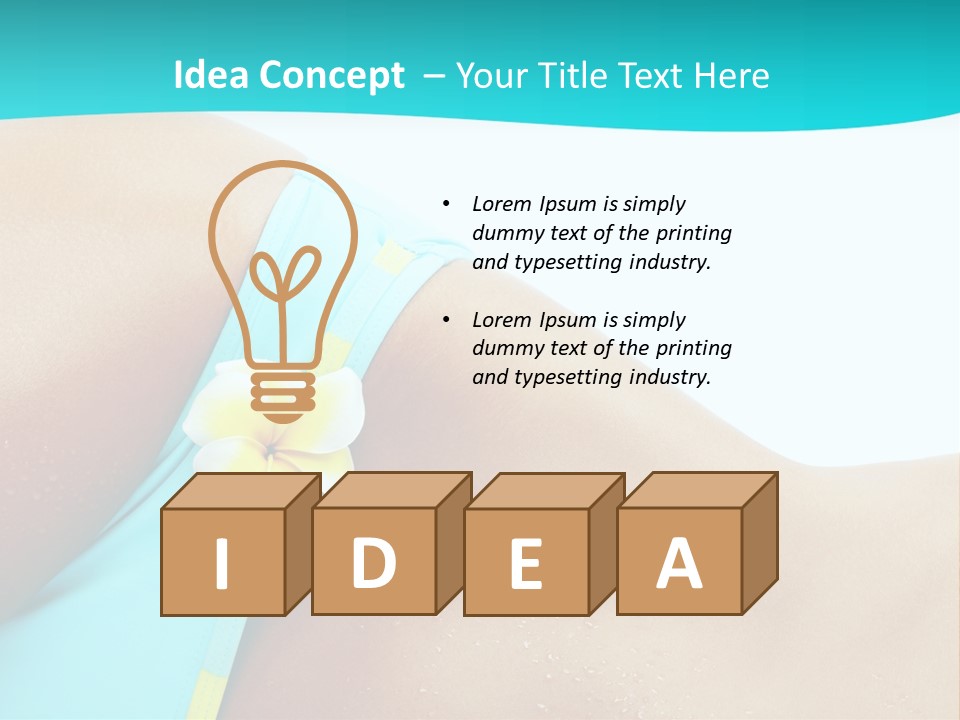 Isolated One Beauty PowerPoint Template