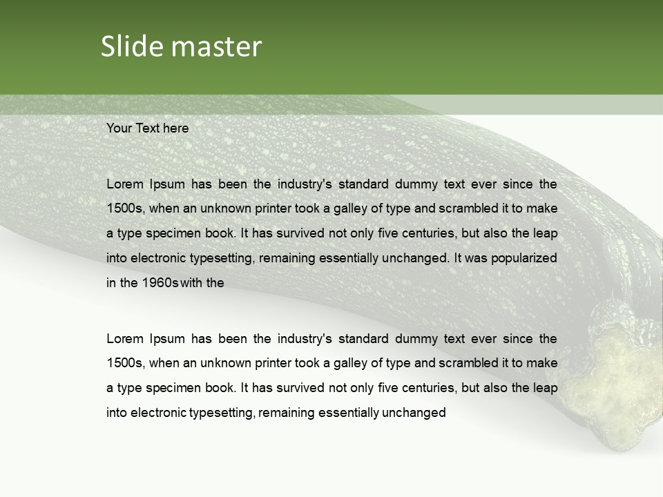 Object Fresh Raw PowerPoint Template