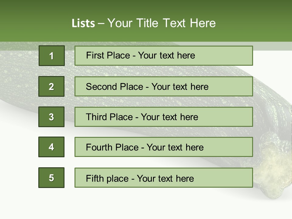 Object Fresh Raw PowerPoint Template