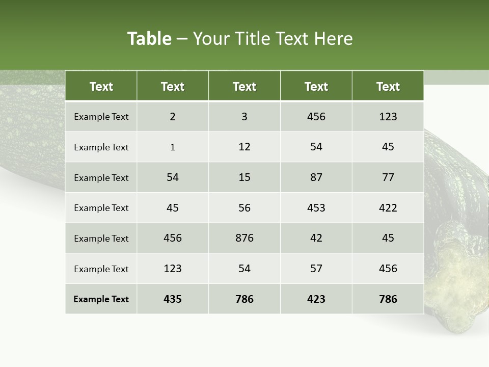 Object Fresh Raw PowerPoint Template