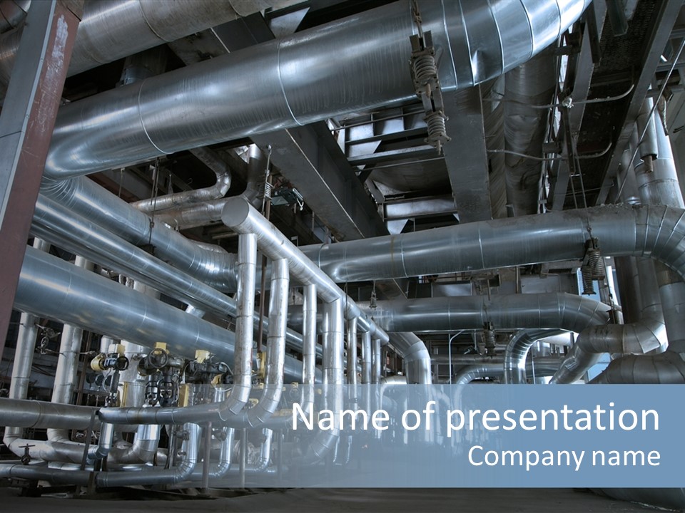 Paperindustry Duct Supply PowerPoint Template