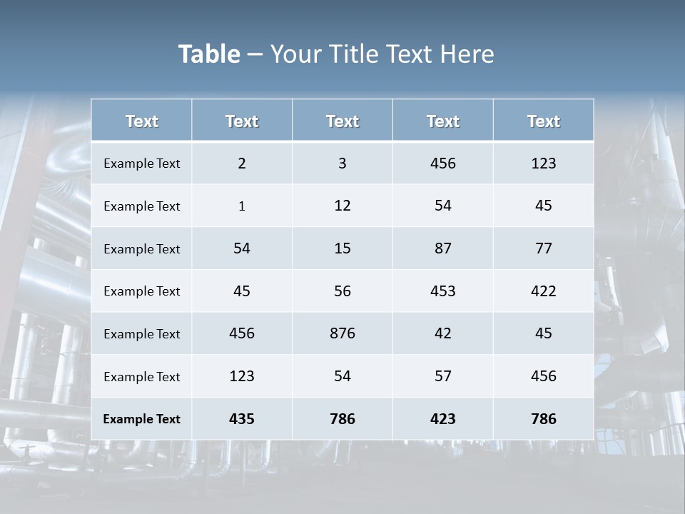 Paperindustry Duct Supply PowerPoint Template