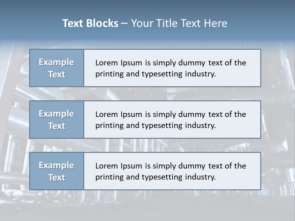 Paperindustry Duct Supply PowerPoint Template