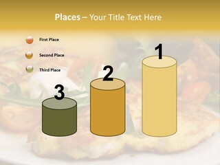 Vegetarian Food Yellow Breakfast PowerPoint Template