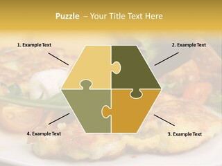 Vegetarian Food Yellow Breakfast PowerPoint Template