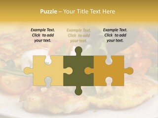 Vegetarian Food Yellow Breakfast PowerPoint Template