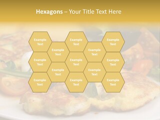Vegetarian Food Yellow Breakfast PowerPoint Template