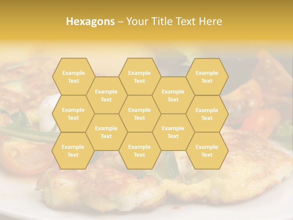 Vegetarian Food Yellow Breakfast PowerPoint Template