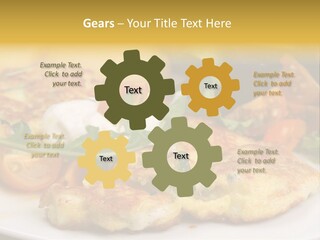 Vegetarian Food Yellow Breakfast PowerPoint Template