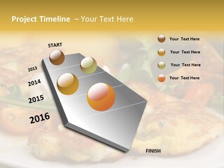 Vegetarian Food Yellow Breakfast PowerPoint Template