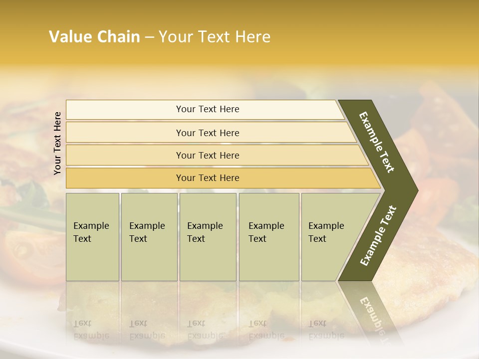 Vegetarian Food Yellow Breakfast PowerPoint Template