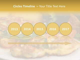 Vegetarian Food Yellow Breakfast PowerPoint Template