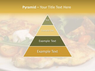 Vegetarian Food Yellow Breakfast PowerPoint Template