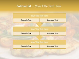 Vegetarian Food Yellow Breakfast PowerPoint Template