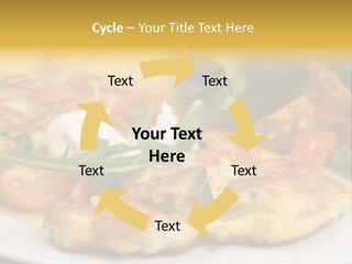 Vegetarian Food Yellow Breakfast PowerPoint Template