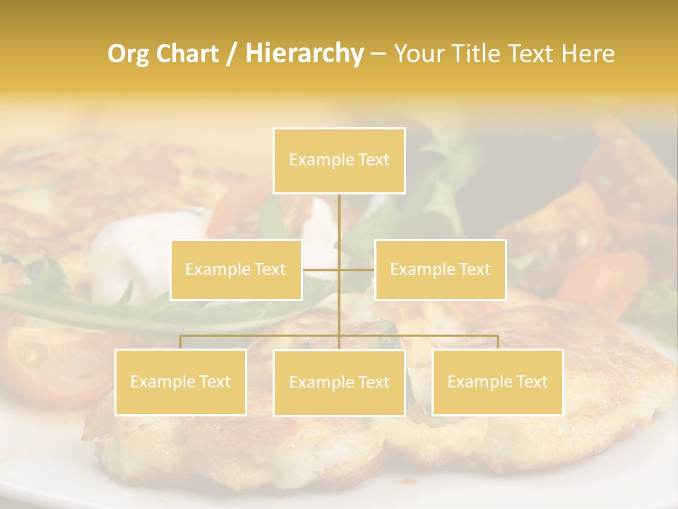Vegetarian Food Yellow Breakfast PowerPoint Template