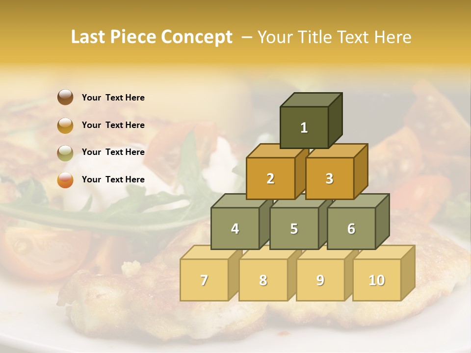 Vegetarian Food Yellow Breakfast PowerPoint Template