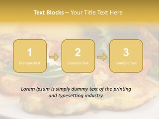 Vegetarian Food Yellow Breakfast PowerPoint Template