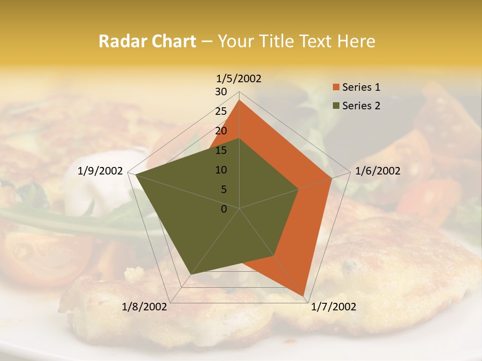 Vegetarian Food Yellow Breakfast PowerPoint Template