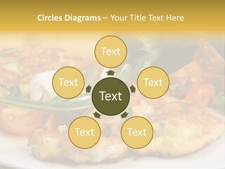 Vegetarian Food Yellow Breakfast PowerPoint Template