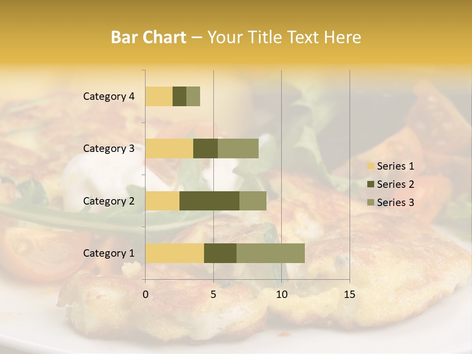 Vegetarian Food Yellow Breakfast PowerPoint Template