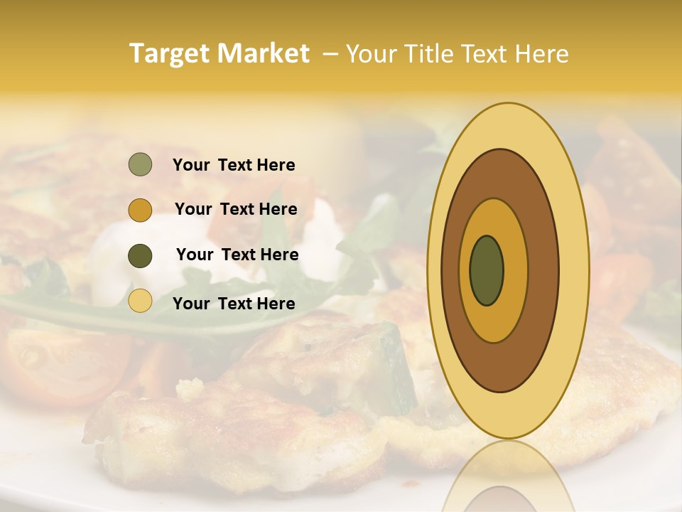 Vegetarian Food Yellow Breakfast PowerPoint Template