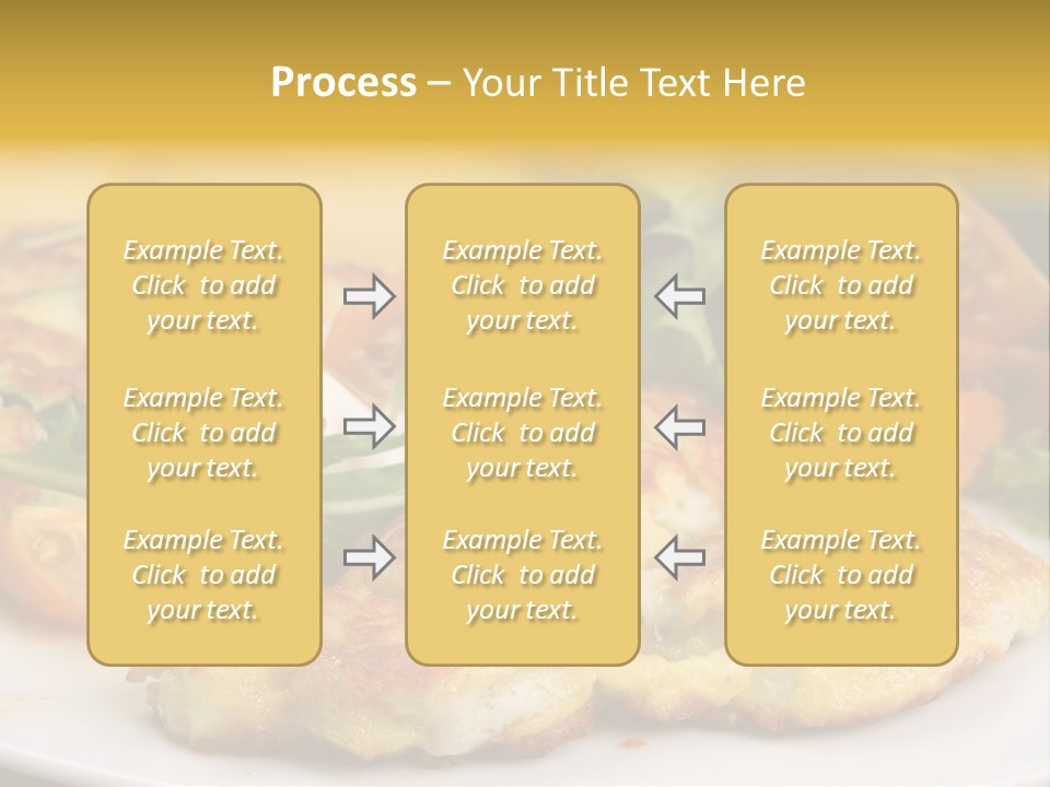 Vegetarian Food Yellow Breakfast PowerPoint Template