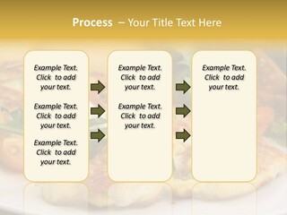 Vegetarian Food Yellow Breakfast PowerPoint Template
